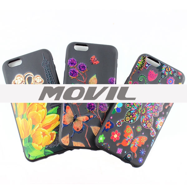 NP-2570 Funda Colorido suave TPU para Apple iPhone 6-0